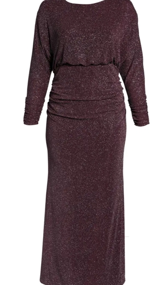 Vince Camuto Dolman Sleeve Gown NWT - Picture 5 of 6